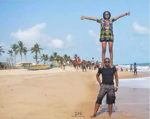 Rough play? See the level this Pre-wedding photo was taken to (Photo)